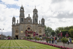 llegando al santuario
