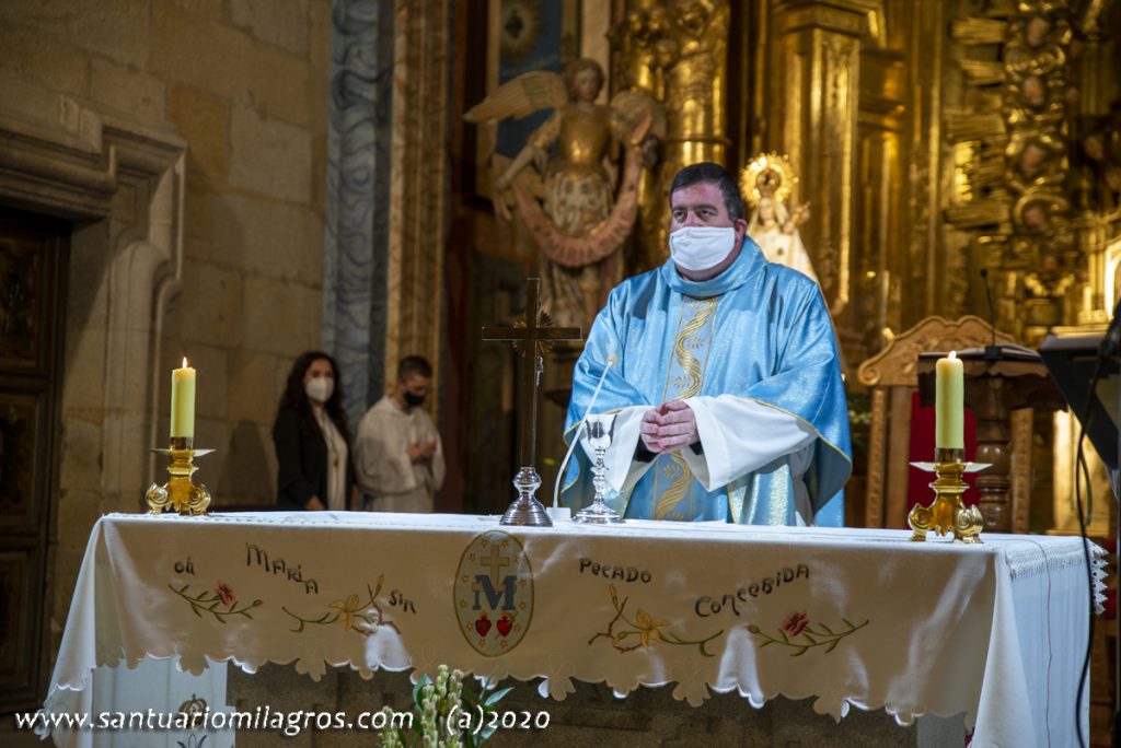 Eucaristía con medidas de seguridad