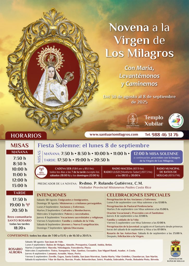 Novena 2025 Santuario Milagros